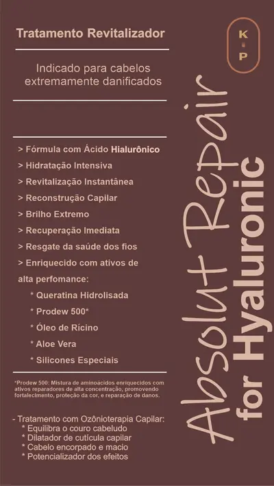 Arte original do tratamento Absolut Repair Hyaluronic