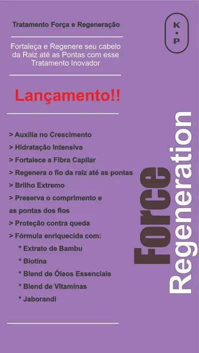 Arte original do tratamento Force Regeneration
